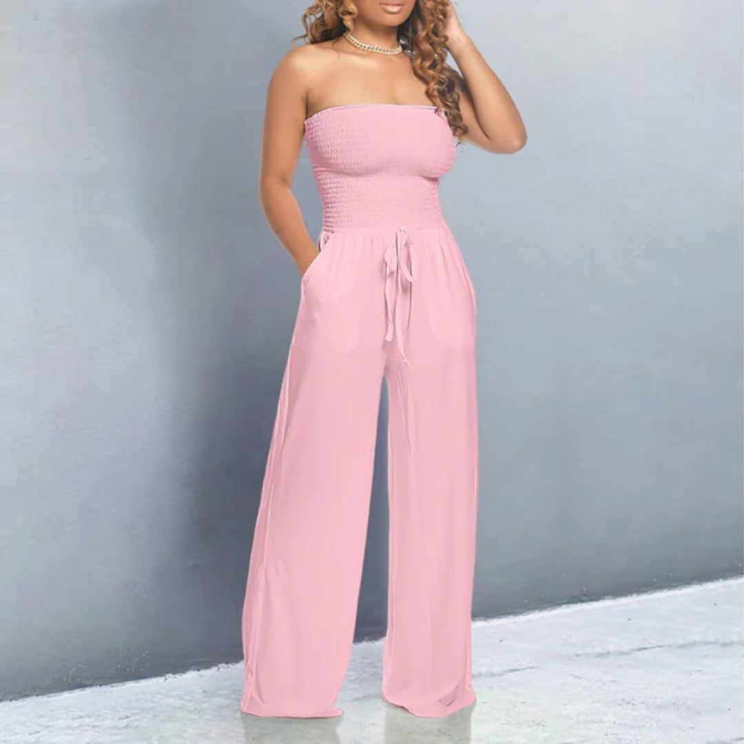Modin Mode - Hilda Schulterfreier Jumpsuit