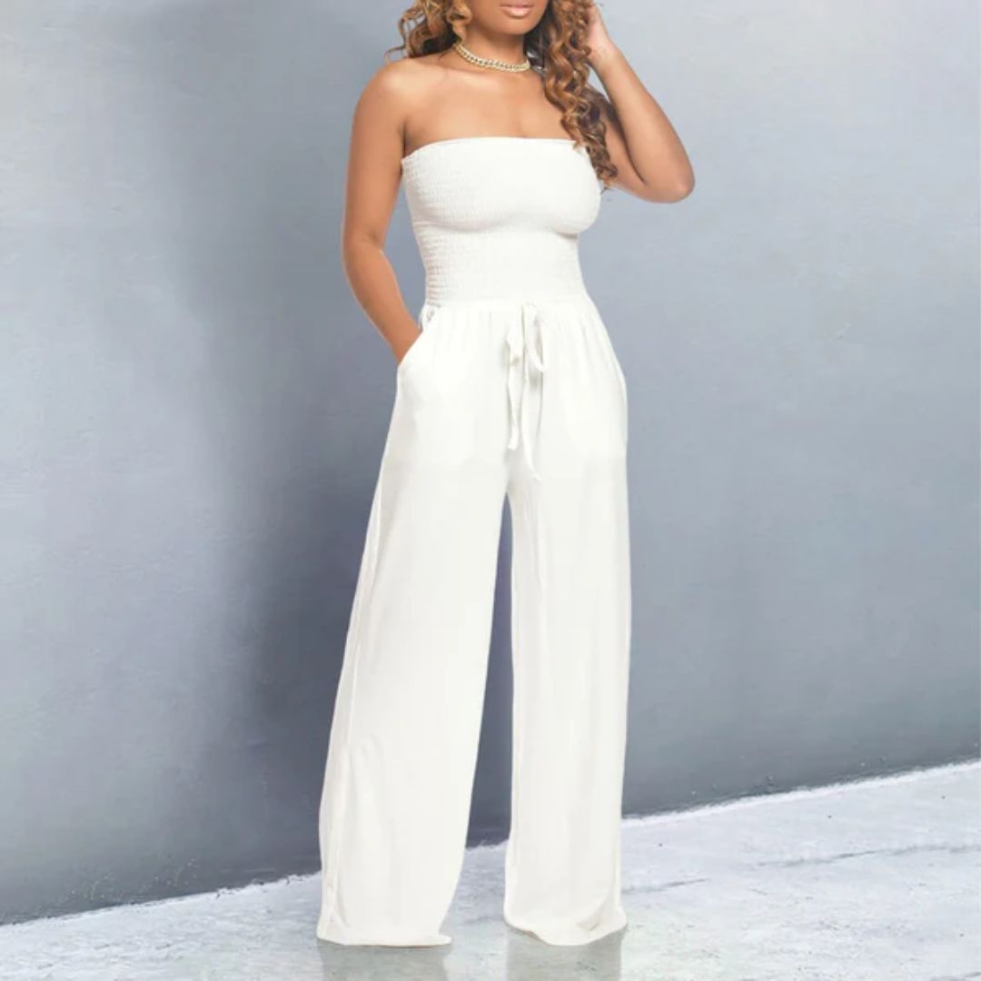 Modin Mode - Hilda Schulterfreier Jumpsuit