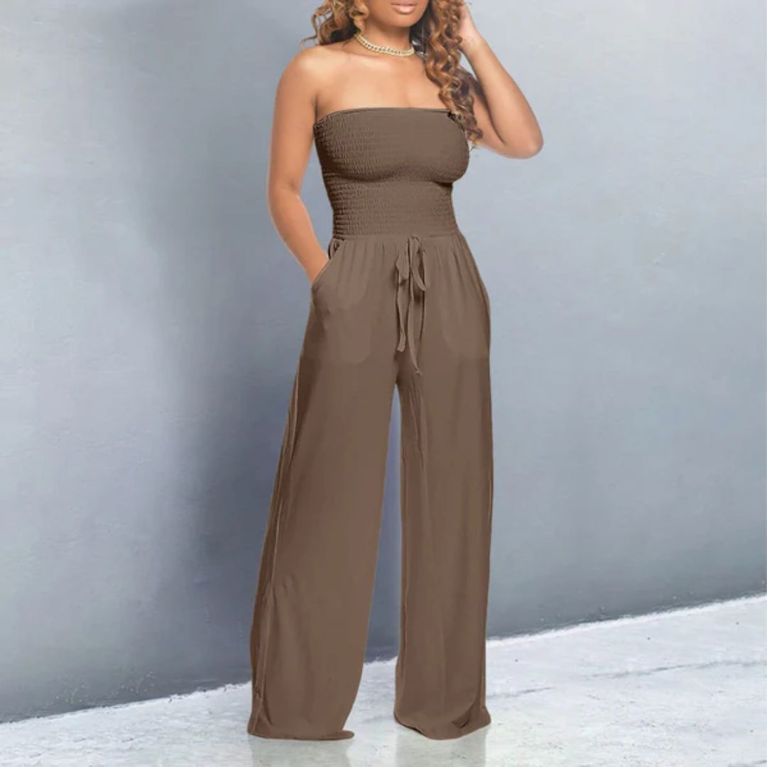 Modin Mode - Hilda Schulterfreier Jumpsuit