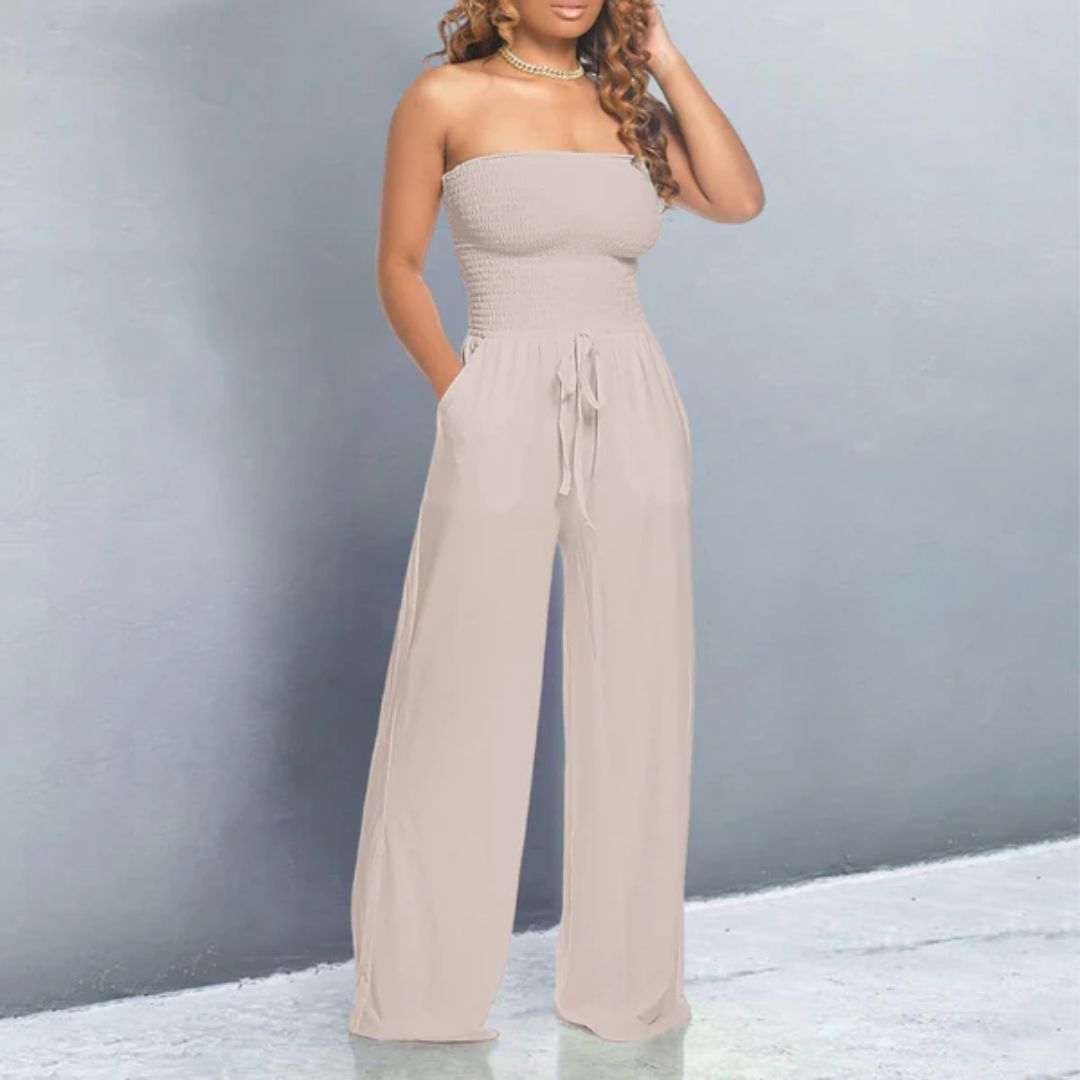 Modin Mode - Hilda Schulterfreier Jumpsuit