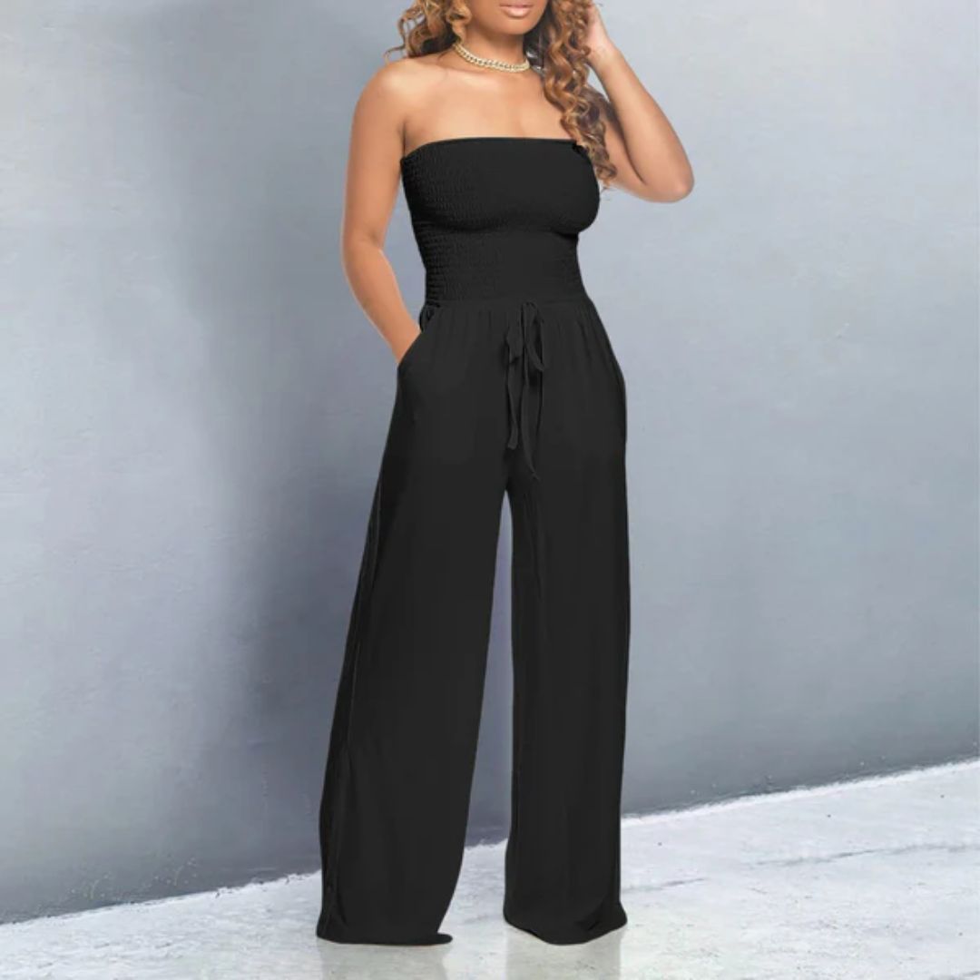 Modin Mode - Hilda Schulterfreier Jumpsuit