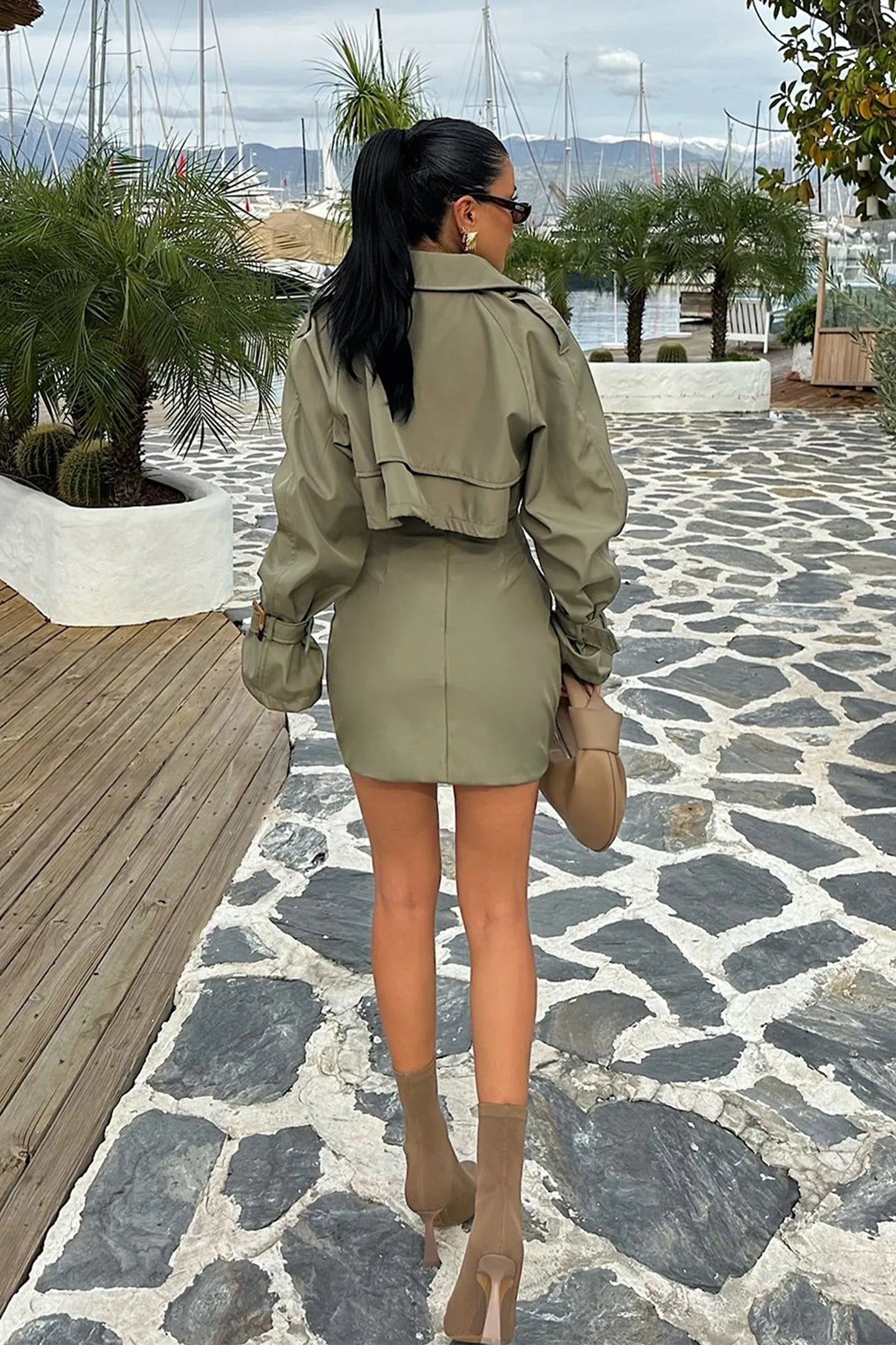 Modin Mode - Yndi Zweiteiliges set mit cropped-jacke und minirock