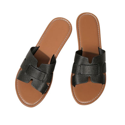 Damen Slip-On Flache Sandalen – Leicht und Stilvoll