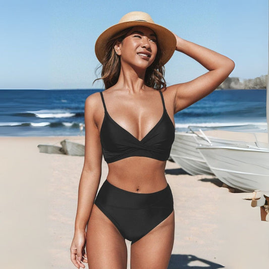 Modin Mode - Jana Bikini-Set mit Wickel-Top und High-Waist-Hose