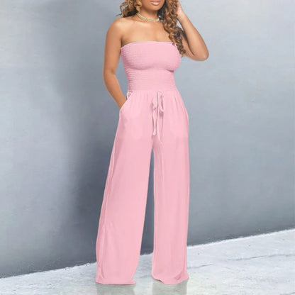 Modin Mode - Hilda Schulterfreier Jumpsuit