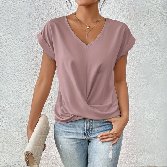 Modin Mode - Yara T-Shirt mit Wickeloptik