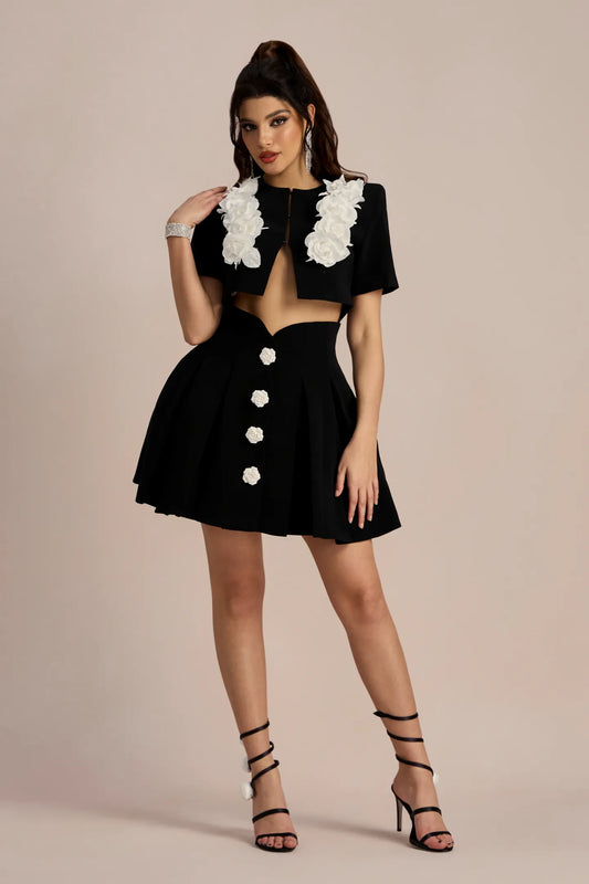 Modin Mode - Ylvi Amelie zweiteiliges Set mit Rosendetails
