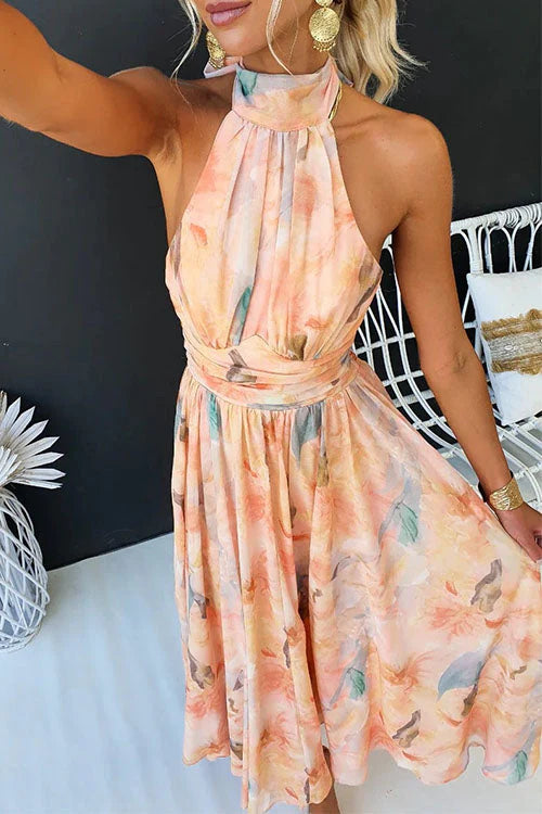 Modin Mode | Neckholder Maxikleid