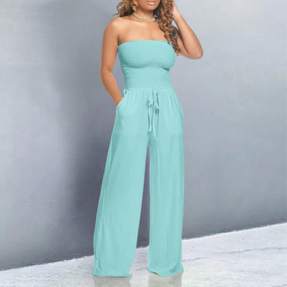 Modin Mode - Hilda Schulterfreier Jumpsuit