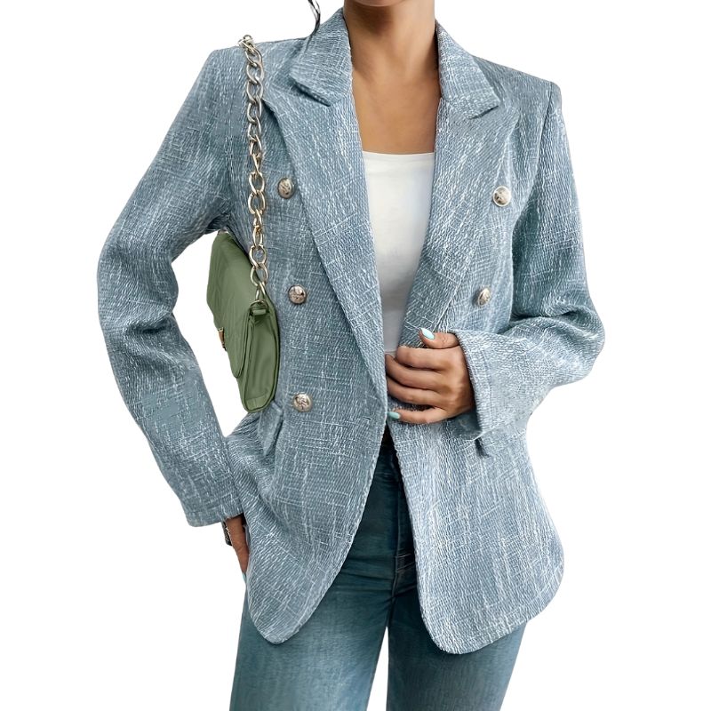 Damen Klassischer Blazer mit Knöpfen