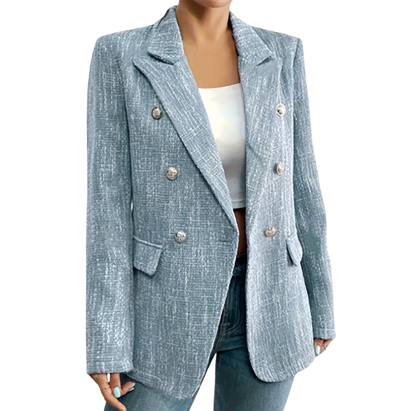 Damen Klassischer Blazer mit Knöpfen